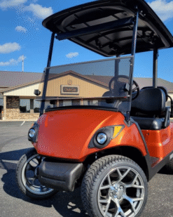 Buy 2017 Yamaha Drive2 Used Gas Golf Cart — Fully Restored Lifted — Burnt Orange — Export & Nationwide Delivery Available