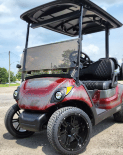 Buy 2018 Yamaha Drive2 Used Gas Golf Cart — Fully Restored — Red Tip Edition — Export & Nationwide Delivery Available