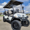 Buy 2025 Club Car® Onward® Lifted 6 Passenger Gas — Fully Loaded — Kohler Engine — Midnight Silver — Export & Nationwide Delivery Available