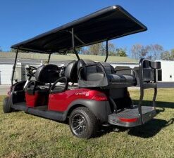 New Club Car Onward – Lithium 6 Passenger Candy Apple Red