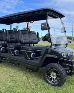 2025 Evolution D5-Maverick 6 Plus Black | 6-Seater Street Legal Golf Cart Available in California