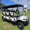 Street Legal 2025 Evolution D5-Maverick 6 Plus Texas White Golf Cart | 6-Seater Luxury Lithium Electric Vehicle
