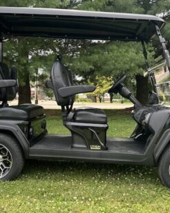 Buy 2022 Evolution Ranger Black 4 Seater Electric Golf Cart — Brand New — Fully Loaded Street Legal with Export Options