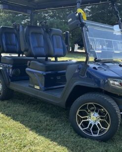 Buy 2024 Evolution D5 Ranger Mediterranean Blue 4 Seater Electric Golf Cart — New — Fully Loaded Luxury Street Legal with Export Options